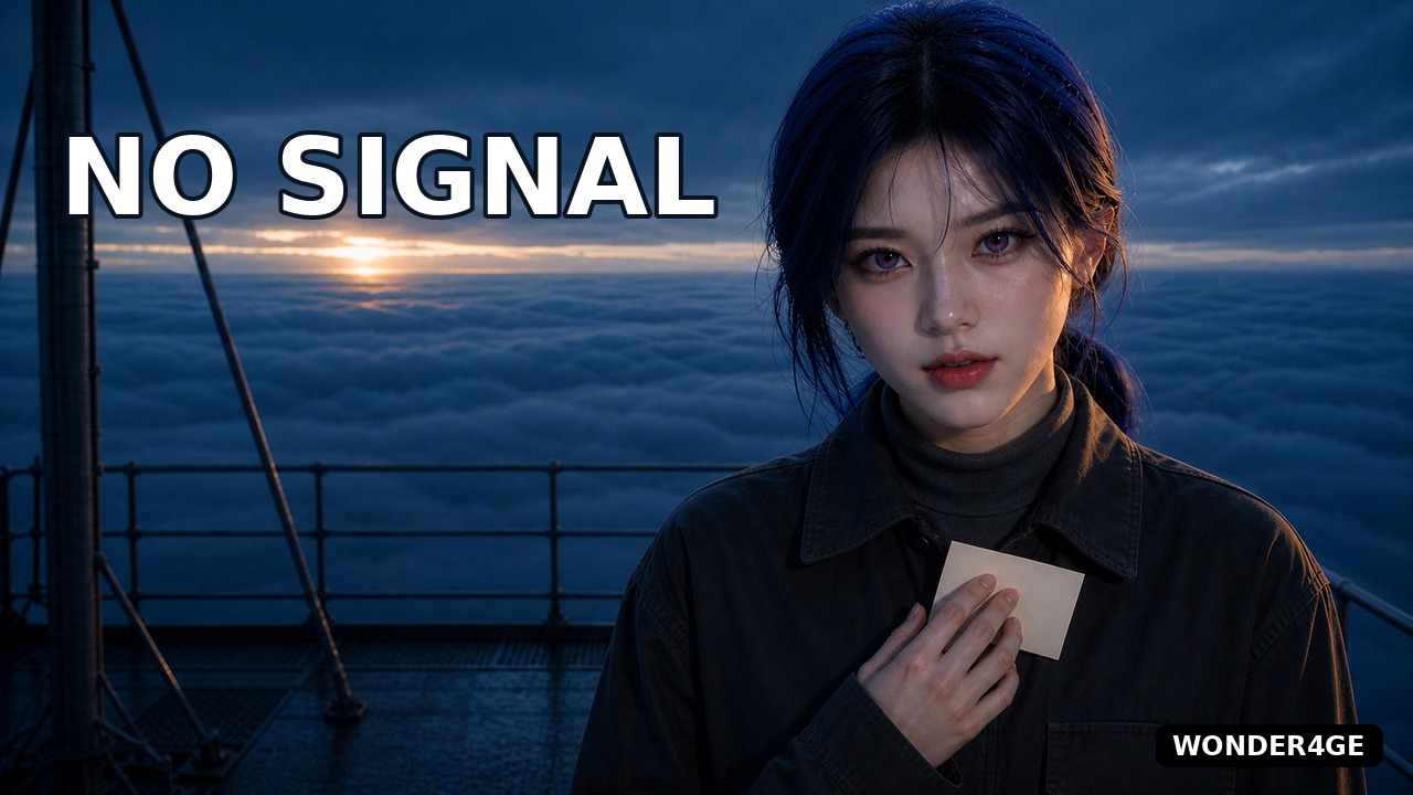 雲海の夜明けに立つgagaを描いたWONDER4GE『NO SIGNAL』公式ビジュアル